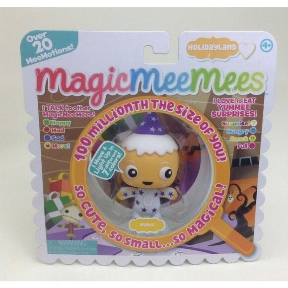 MagicMeeMees Holidayland Playset Figures Sparks Bitty Batty Magic Mee Mees Dolls - Picture 5 of 7